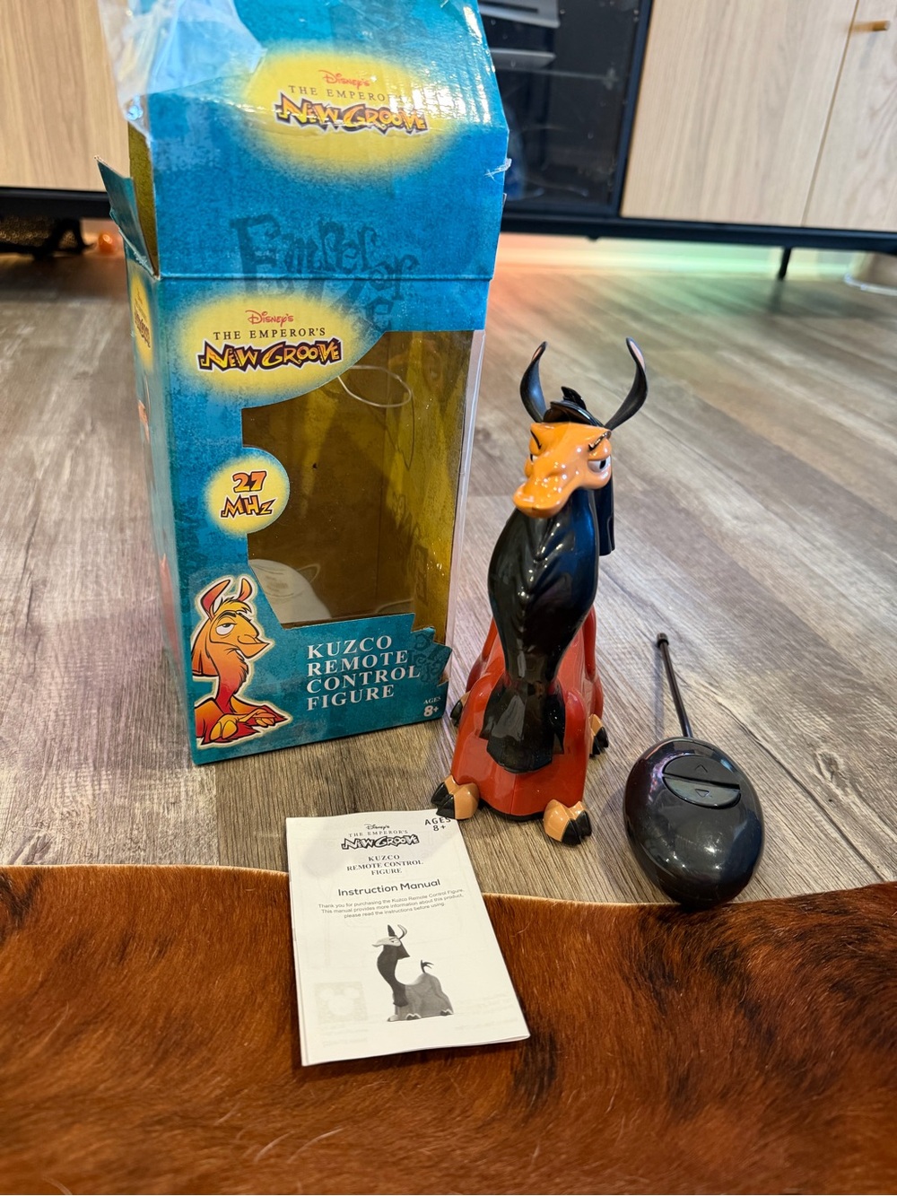 Disney Kuzco Remote Control Figure - Orange & Black